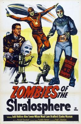 Zombies Of The Stratosphere Movie Poster T-Shirt A47420