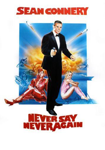 Never Say Never Again James Bond Movie Poster T-Shirt A29440
